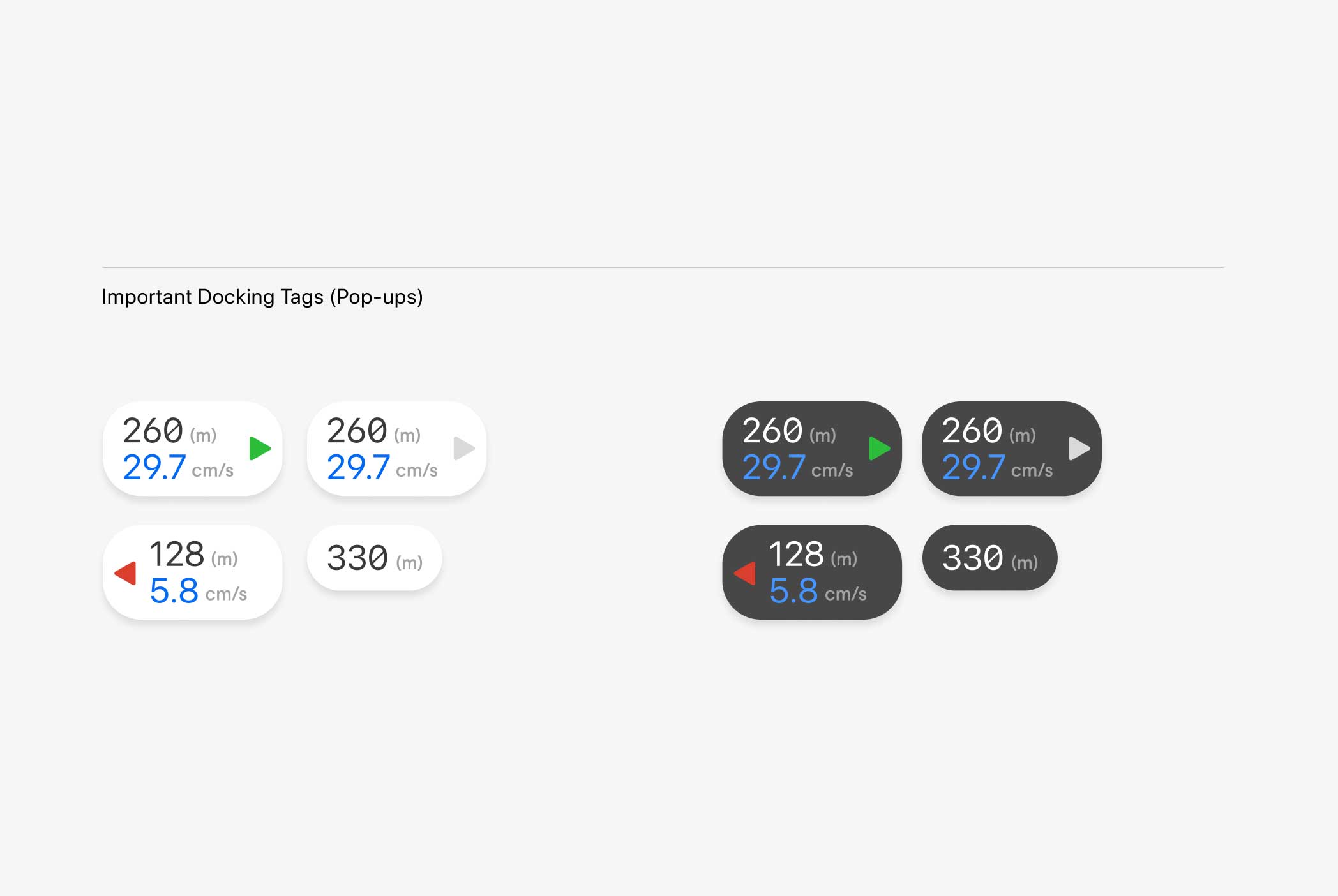 QPS Qastor app Important Docking Tag Pop-ups UX Design Components