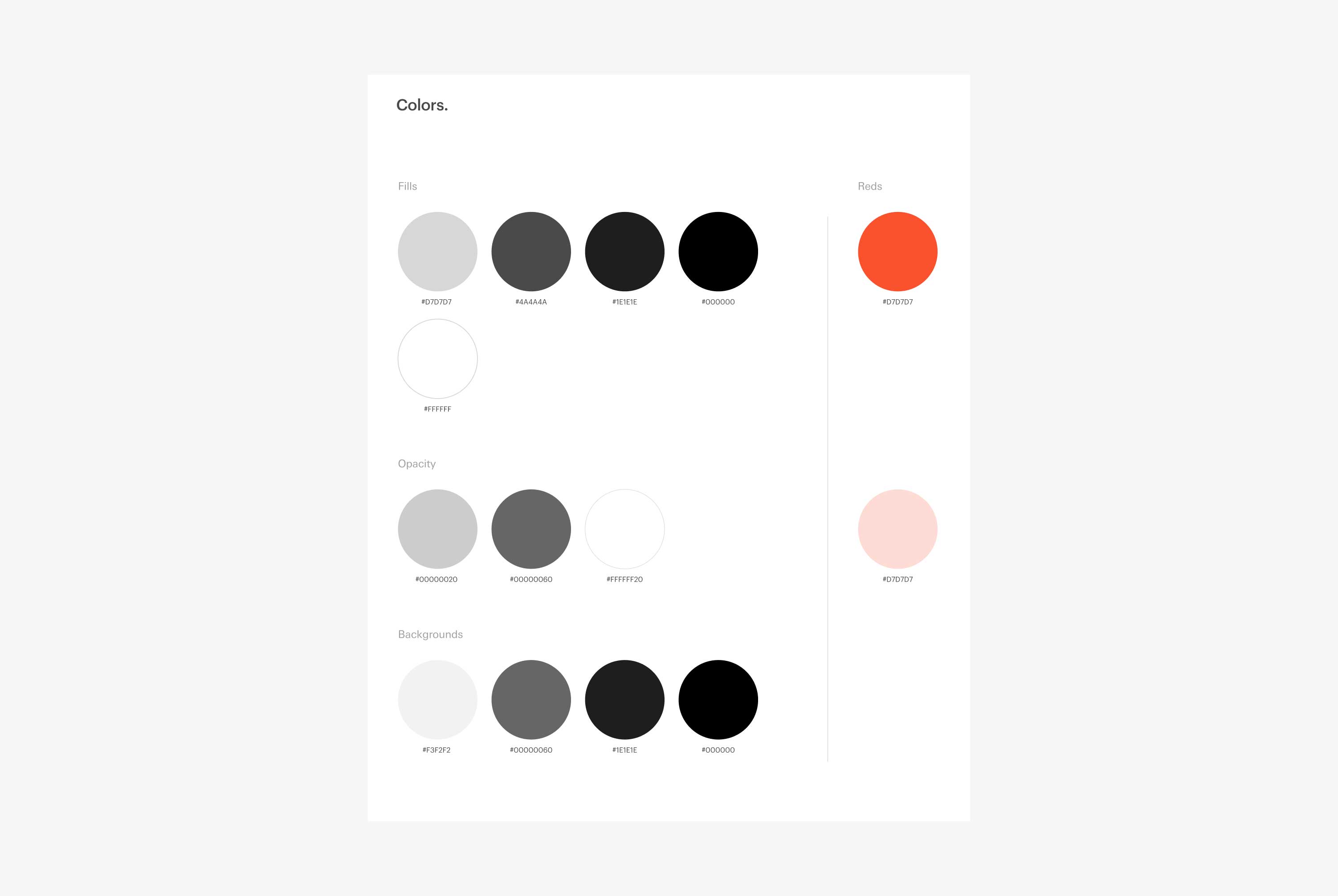 The colors used in Weima's webdesign